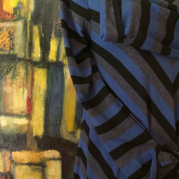 Ella Moss asymmetrical V tunic -long sz medium - Picture 5 of 8